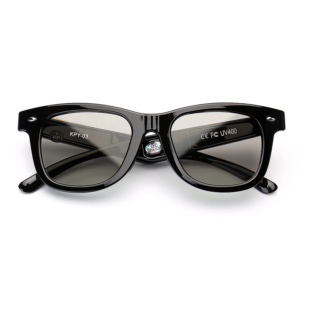 New Smart Original Design Magic Sunglasses LCD Polarized Lenses Adjustable Transmittance Darkness Liquid Crystal Lens - Frame Color: LCD03-Shine