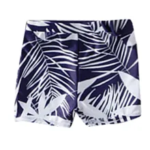 Модная одежда для купания для мальчиков; купальный костюм для мальчиков с листьями и растениями; одежда для купания для маленьких мальчиков; свободный детский купальник для мальчиков; Traje De bauno;#3