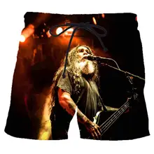 Новая группа Slayer летние унисекс уличные goth wind шорты 3D тренд печати пляжные шорты в повседневном стиле свободная Мужская одежда