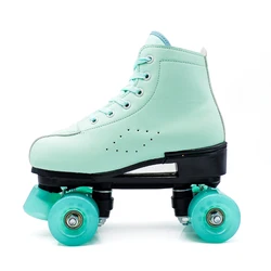 Lighted Street Skate Shoes Tyre Personalized Fancy Waterproof Professional Roller Skating Rollers Patins 4 Roues Skates KC50LH