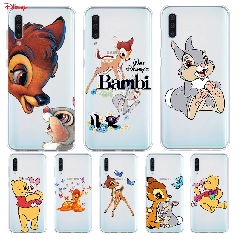 Silicone Cover Cute Bambi Thumper For Samsung Galaxy A90 A80 A70 A70S A60 A50 A40 A30S A20S A20E A10 A10E Phone Case | Мобильные