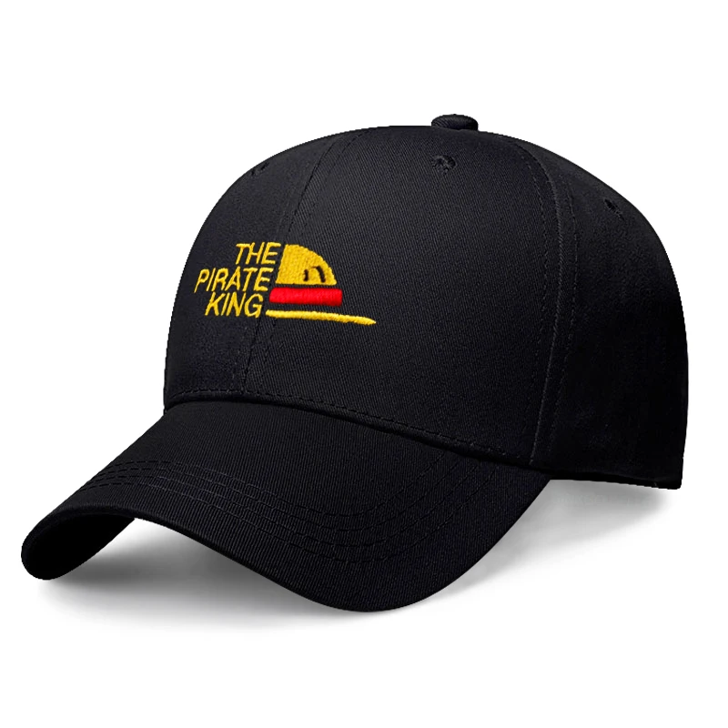 

Pirate King Dad Hat Cotton Women Baseball Cap Embroidery Hip Hop Snapback Hats For Men Multicolor Wholesale Dropshipping