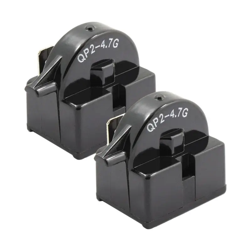 

2pcs QP2-4.7 Start Relay Refrigerator PTC Ohm 1 Pin