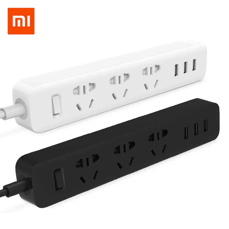Удлинитель Xiaomi с удлинителем оригинальный удлинитель 3 USB портами 2 А быстрая