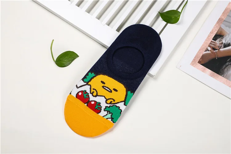 Мультяшка Гудетама носки с принтом babyoroll babyororoll Марка pom-Pom Purin Bad Марка Badtz Maru путешествия лягушка милые забавные женские хлопковые носки