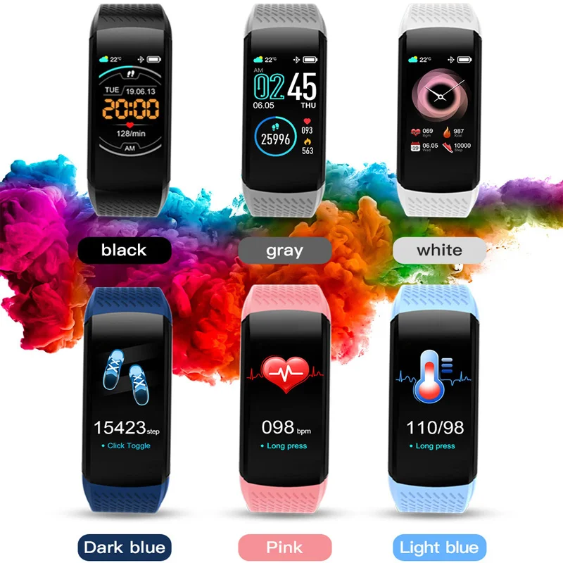 Smart Watch Men Women For Android IOS Fitness Tracker Ip67 Waterproof Sport Watch Smartwatch Blood Pressure Heart Rate Monitor
