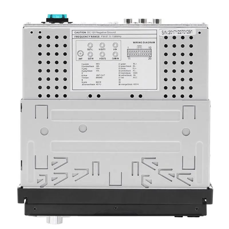 " складной сенсорный экран 1Din автомобильный стерео MP5 плеер RDS AM FM радио Bluetooth 4,0 USB/TF/AUX аудио видео плеер с дистанционным управлением