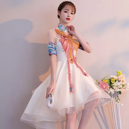 

Banquet Evening Dress Women's 2019 New Winter Chinese Style Debutante Elegant Chinese-style Party Nobility Dignified Glorious Sh