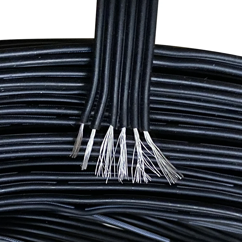 10m Ultra-soft Test lead 2P 4P 5P 6Pin 0.2mm2 Multi-core High Temperature Parallel Wire Special connection cable for LED lamps |