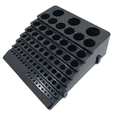 Коробка для хранения сверл, фреза, экономия пространства, держатель для отделки сверла, органайзер, чехол, коробка для дома, DIY, деревообработка