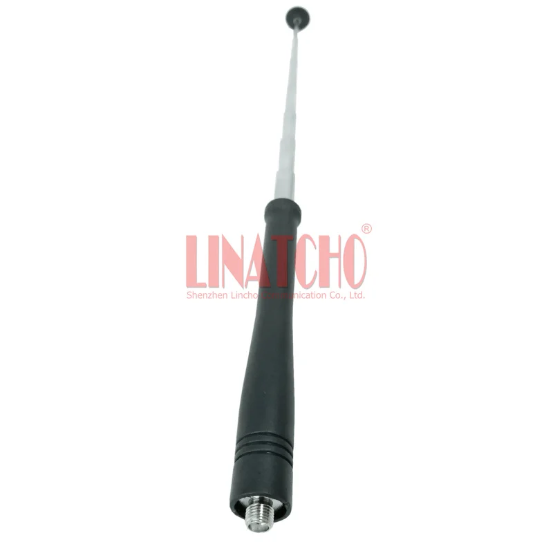 Vhf 136-174Mhz Walkie Talkie Antenna Radio Telescopica In Gomma Universale Connettore Femmina Sma