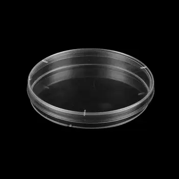 

90mm Clear Polystyrene Sterile Petri Dishes Bacteria Culture Dish Biological Scientific Chemical Laboratory Supplies 10 Pcs
