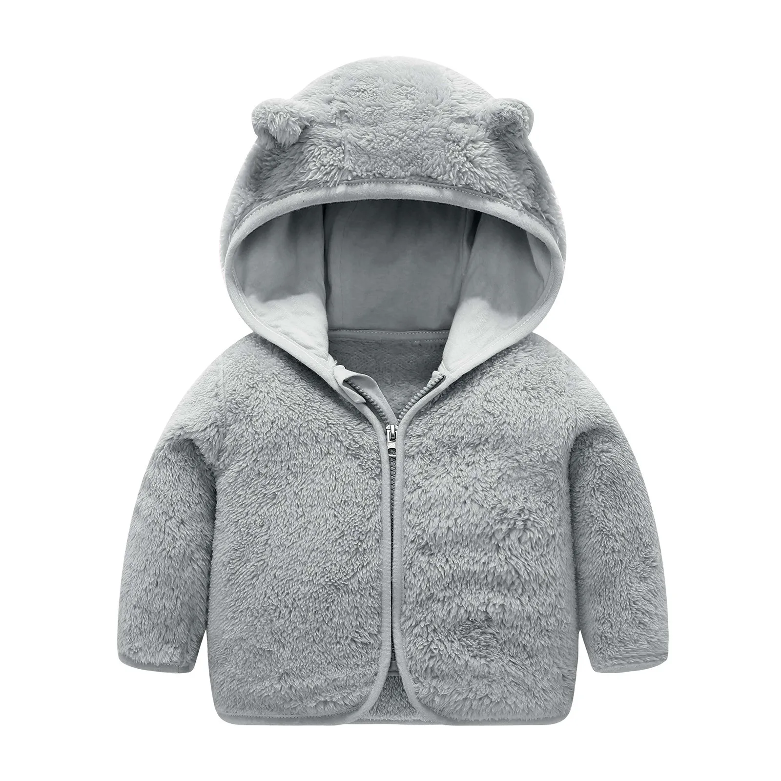 Baby Boys Girls Winter jacket Infant Warm Clothes Windproof Hooded Coat Toddler Flannel Outwear Children Clothing Baby Coats