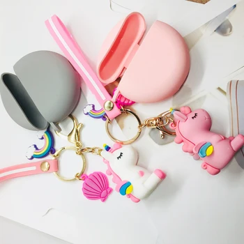 

cute cartoon Keyring Case for Huawei Freebuds 3 Case Fashion Silicone Headphone Protective Cover for Huawei Free Buds 3 Pro