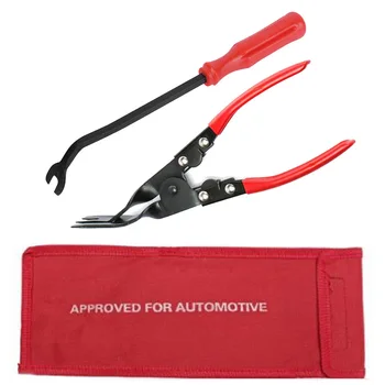

Clamp Removal Plier Screwdriver Clip Equipment Decal Steel 2pcs Auto Car