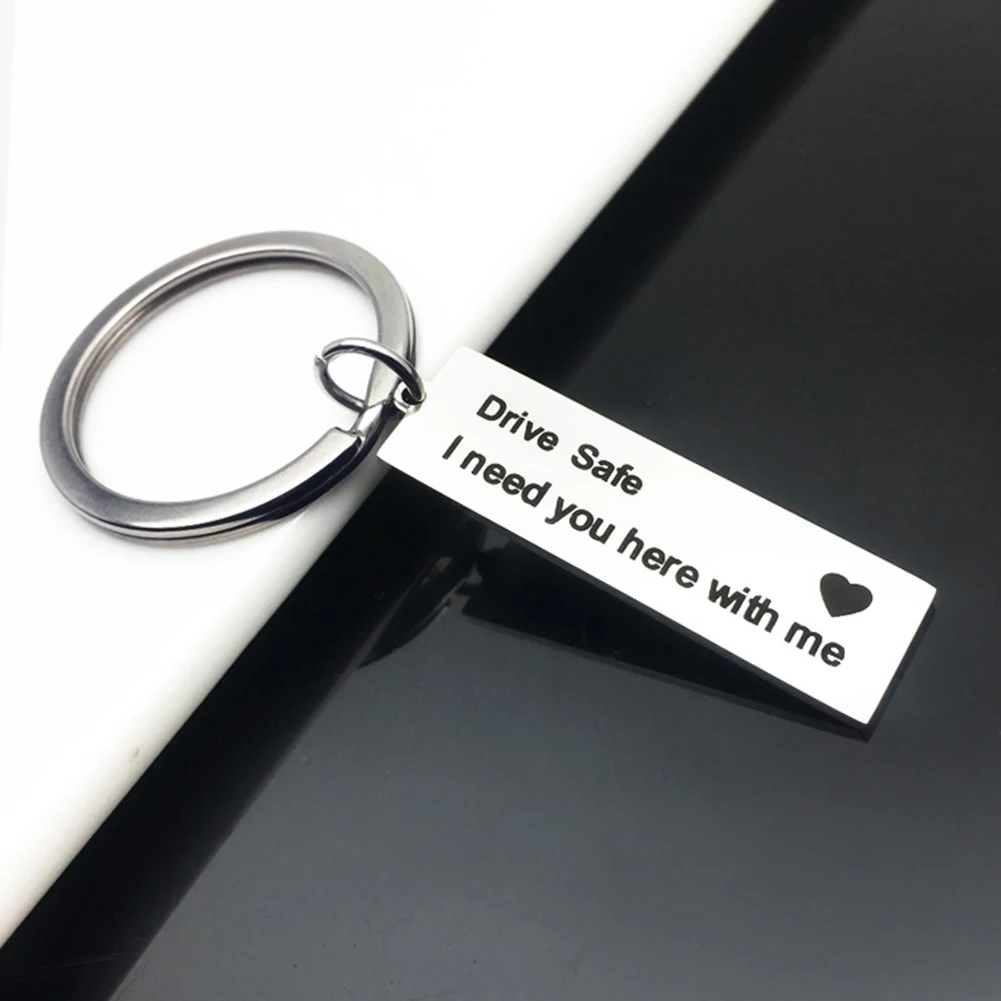 Cute Stainless Steel Keyring Key Chain Key Ring Keychain Christmas Gift 