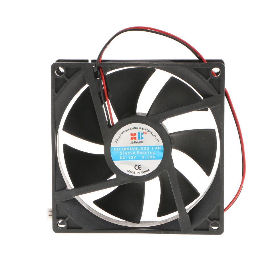 고속 PC 컴퓨터 무소음 냉각 케이스 팬, DC12V 2P 노트북, 92x92x25mm..
