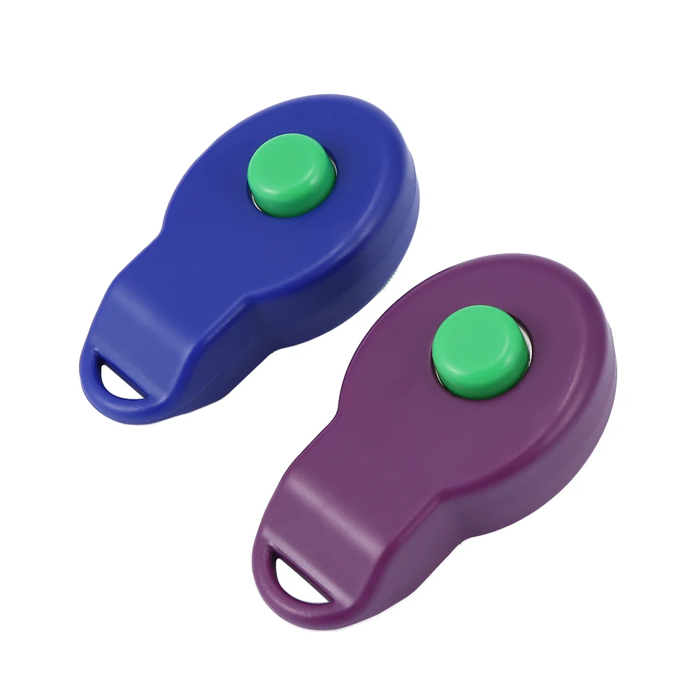 Clicker D Entrainement Pour Chien Chat 1 Piece Clicker Avec Porte Doigt En Plastique Cliquez Sur Le Formateur Pour Chiens Fournitures Pour Chiens Aliexpress
