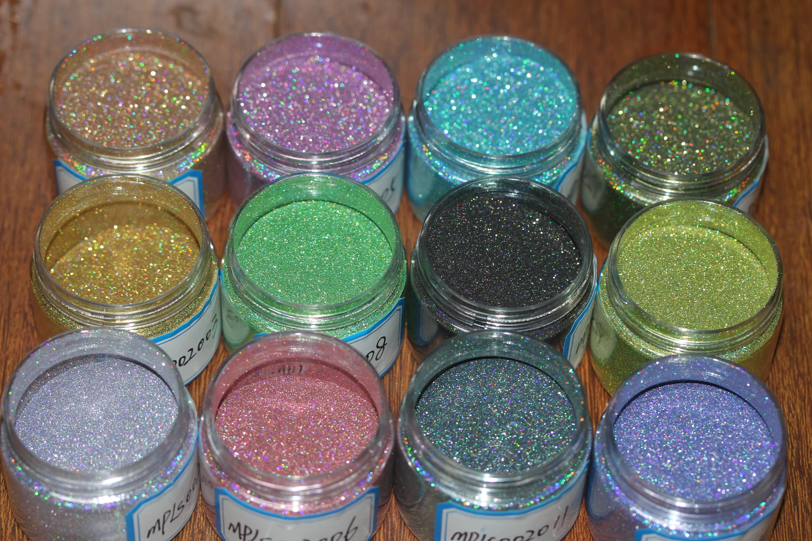 0.05mm 0.2mm Holographic Glitter Dust Laser Mirror Powder For Makeup Lipgloss Eyeshadow Body Nail Resin Craft Jewlery