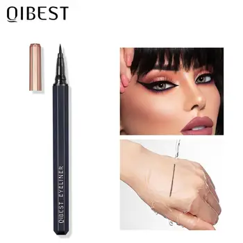 

QIBEST Eyeliner Black Waterproof Eye Liner Pencil Long Lasting Eyeliner Eyes Makeup Fast Drying Eye Liner Pen Beauty Cosmetics