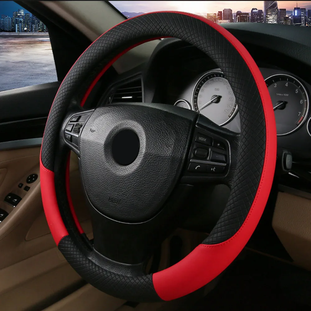 3D противоскользящие аксессуары для интерьера чехол на руль Mazda Demio 2 Axela 3 CX 5 hyundai i10