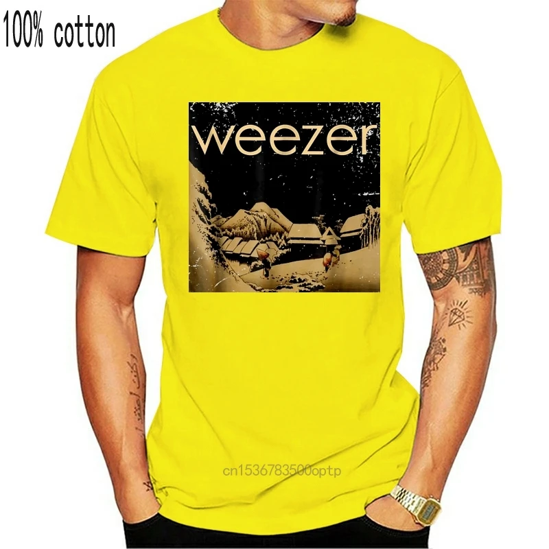 Потрясающая футболка рок-группы Weezer | Мужская одежда