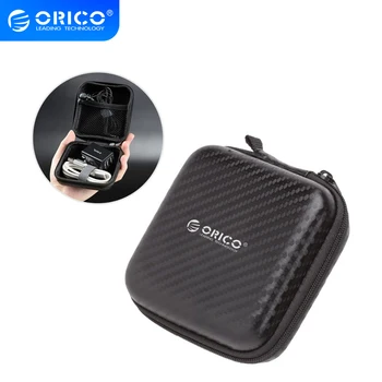

ORICO Earphone Case Waterproof Portable Protective Storage Bag Phone Charger Organizer Built-in Inner Layer for USB Cable U Disk