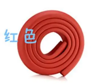 Уплотненная детская уплотненная лента для защиты от столкновений, 2 М, L, NBR, защитная лента, защитные полоски, мебель, губка для защиты от столкновений - Цвет: Красный
