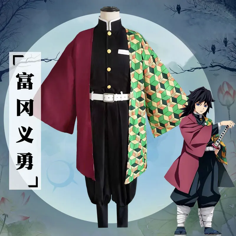 style 8 Аниме «Demon Slayer»; костюм для косплея; Kimetsu no Yaiba Kamado Tanjirou Kamado Nezuko Agatsuma Zenitsu Tomioka Giyuu; костюм для косплея - Цвет: style 8