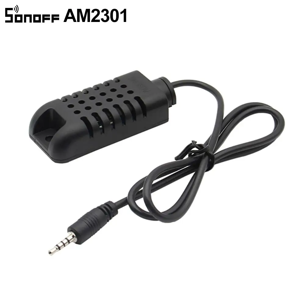 Itead SONOFF Sensor Si7021 AM2301 Temperature Humidity Sensor DS18B20 Sensor With 5M Extension Cable AL560 For Sonoff TH10/TH16 4