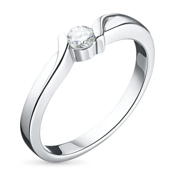 

White gold ring with a diamond e0901kts03137900