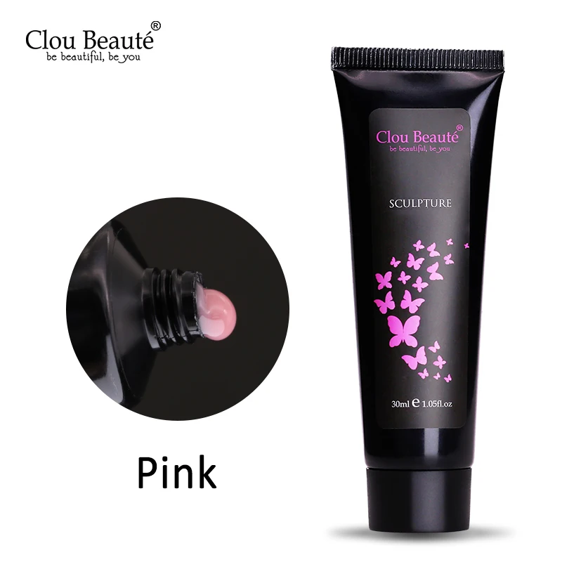 Гель лак для ногтей Clou Beaute блестящее решение жидкий инструмент маникюра