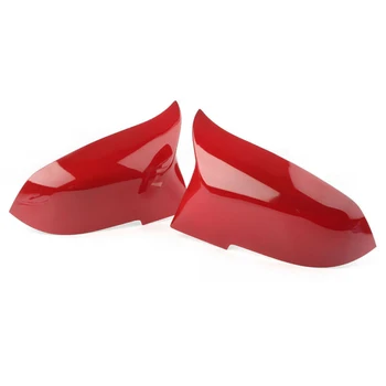 

2x Rearview Mirror Cover Cap Red For BMW F30 F31 320i 328i 330i 335i 12-18 Protable