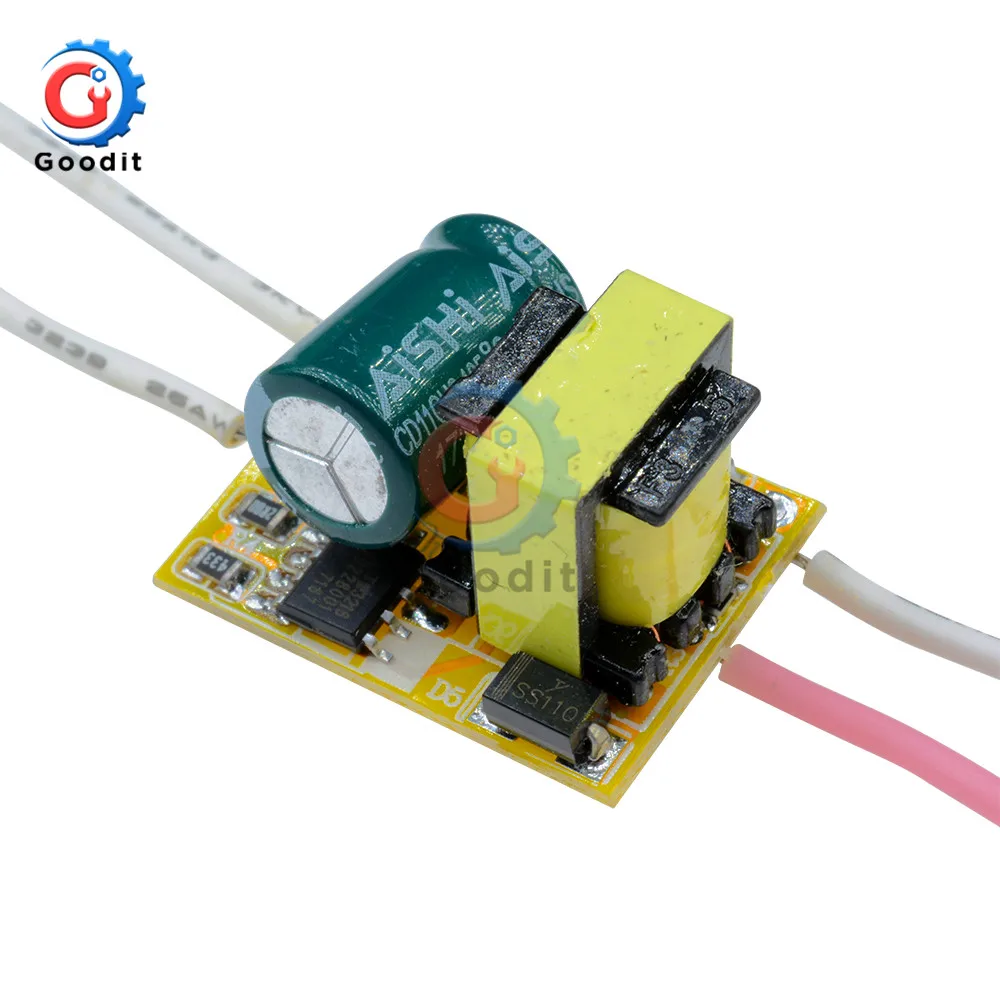 Non-waterproof LED Driver Transfomer Chip Power Supply Driver Transformer AC 85-265V 3W