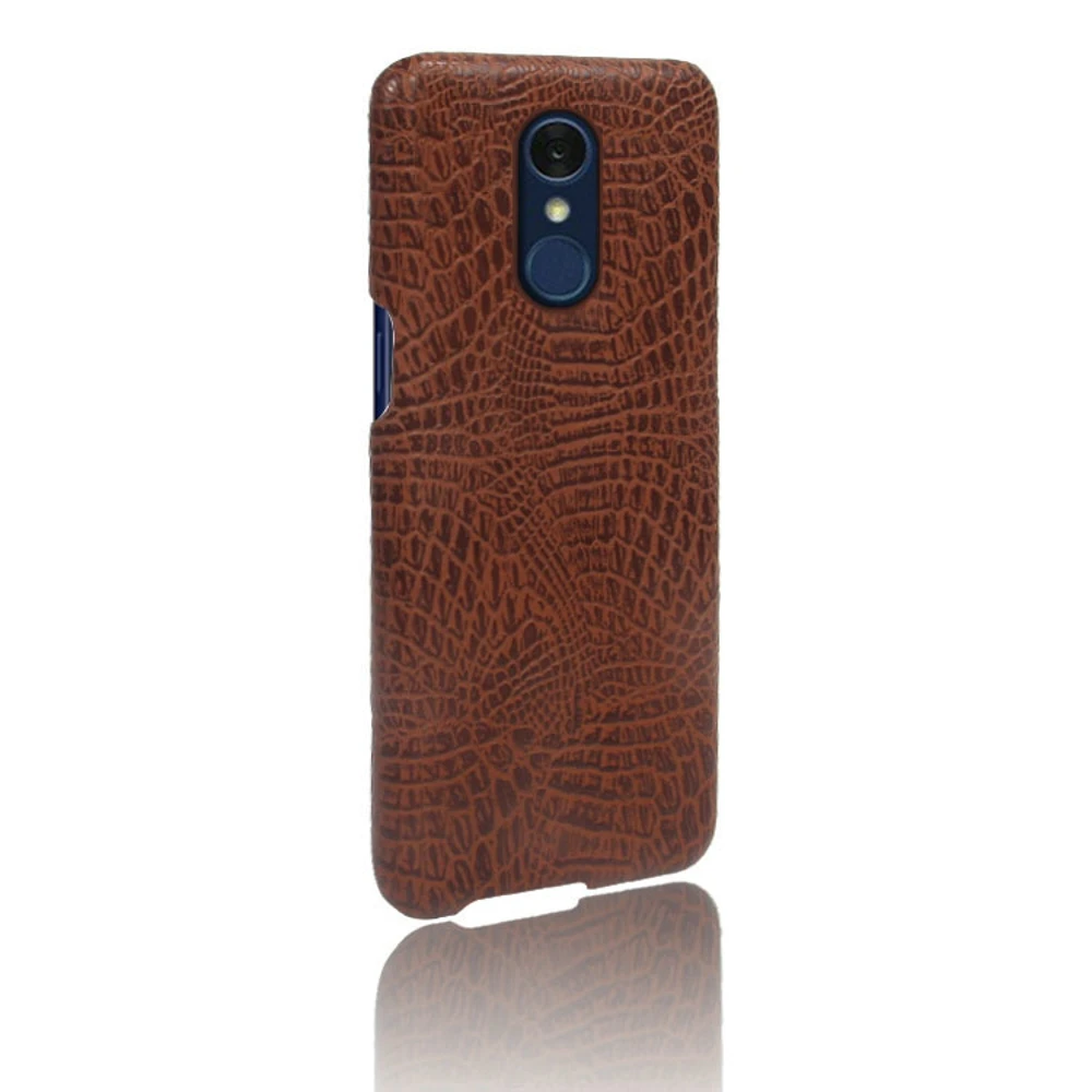 Чехол для LG G7 G7 thinQ G710/Q7/K8 /G4 styus G4 note/LS770/Qstylus stylo4 с крокодиловым узором