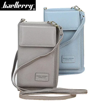 

Baellerry Women Wallets Long Style Messenger Wallet Lichee Pattern Purse Fresh Leather Female Clutch Card Holder Coin pocket
