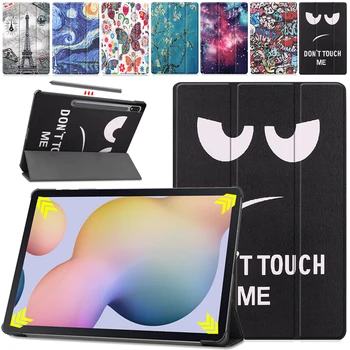 

For Samsung Galaxy Tab S7 Plus 12.4 inch 2020 T970/975 Auto-Wake up/Sleep Protective Shell Bracket Shockproof Case Print Cover