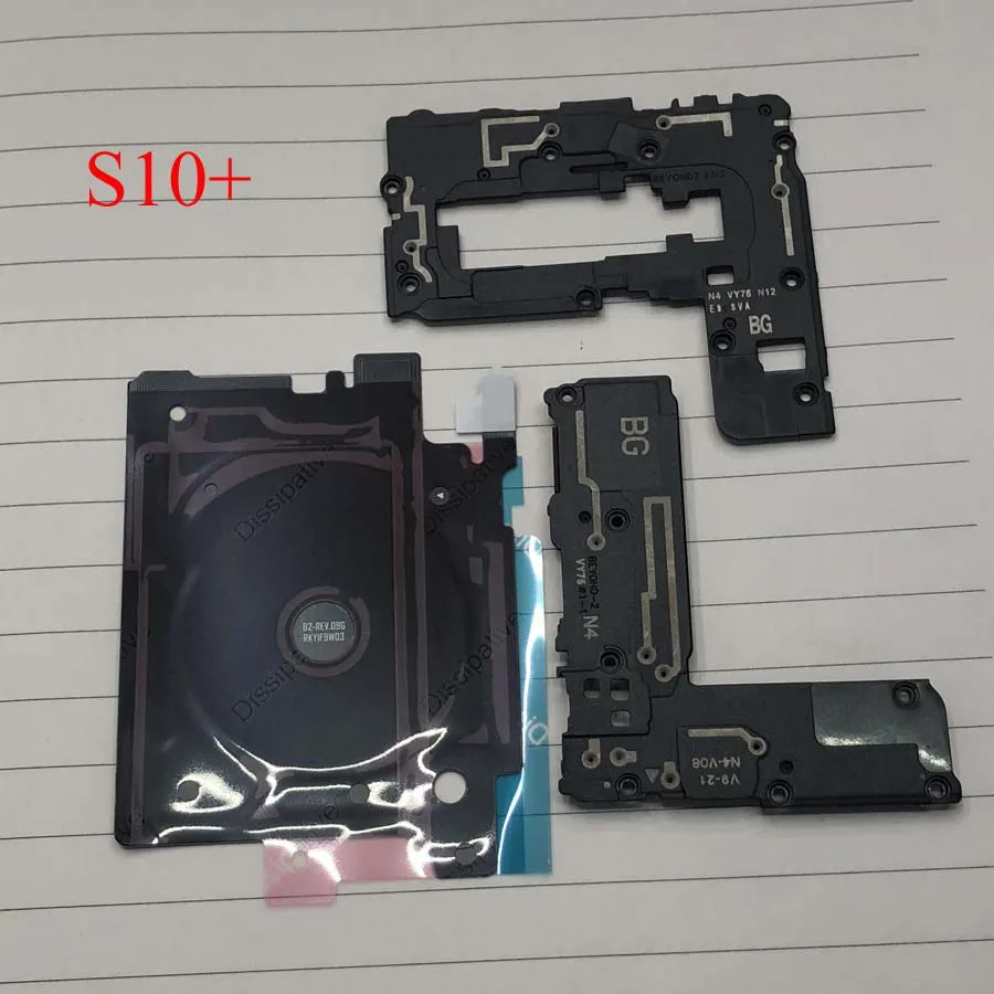 Оригинальный громкоговоритель для Samsung Galaxy S10 Plus G975 G975F + NFC Беспроводная зарядка
