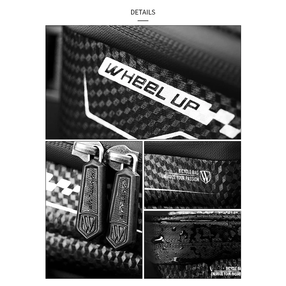 Водонепроницаемая велосипедная сумка WHeeL UP рама передняя верхняя