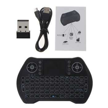 

MT10 3 Color Backlight 2.4GHz Wireless Chargable Fly Air Mouse Keyboard Touchpad WXTB