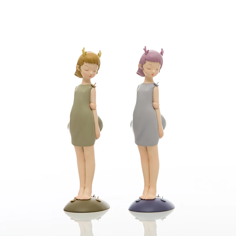 

KEME life dream of fairy tale lite wait for the wind action figure artist toy birthday gift kemelife room desktop decoration