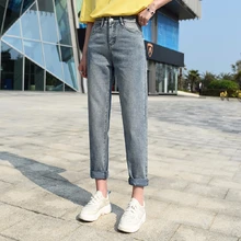 Весенние джинсы для школьниц; модные женские джинсы в стиле ретро