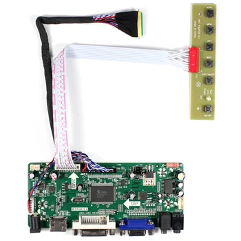 

HDMI+DVI+VGA LCD controller board Driver Monitor Kit for LED Display LP156WH2(TL)(R1) 1366X768 LP156WH2-TLR1 free shipping