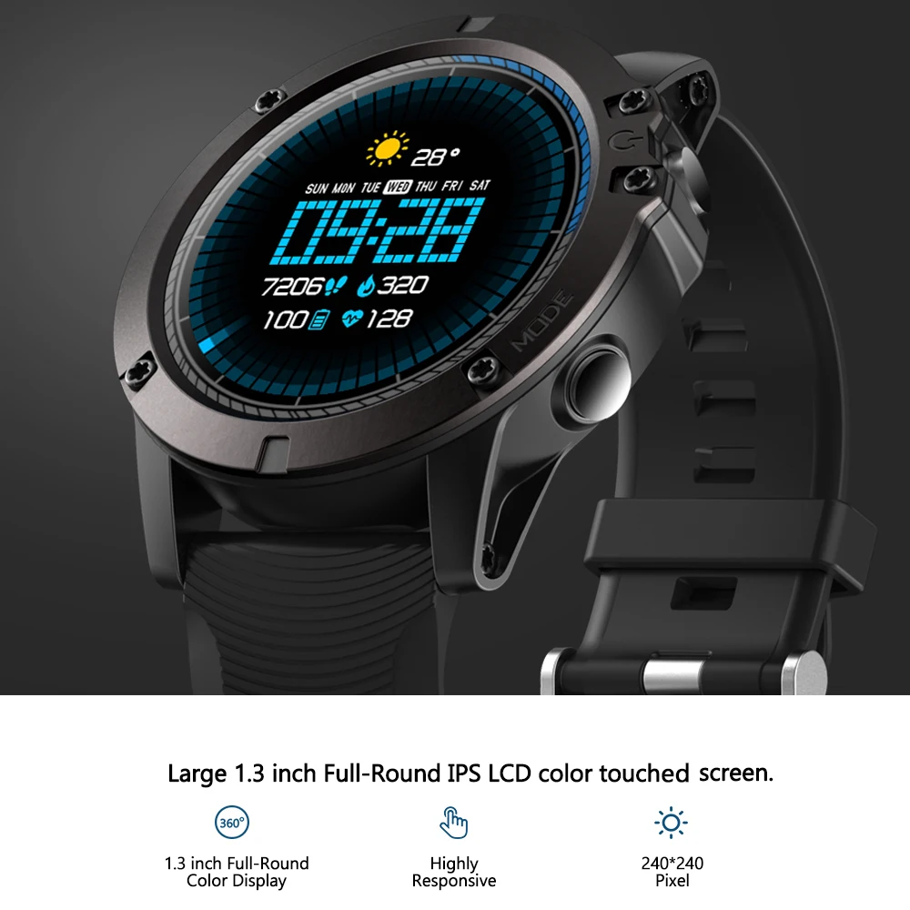 Zeblaze VIBE 3 PRO, мужские Смарт-часы, 1,3 дюймов, ips, цветной дисплей, женские и мужские смарт-часы, браслет, Reloj Inteligente, камера, фитнес