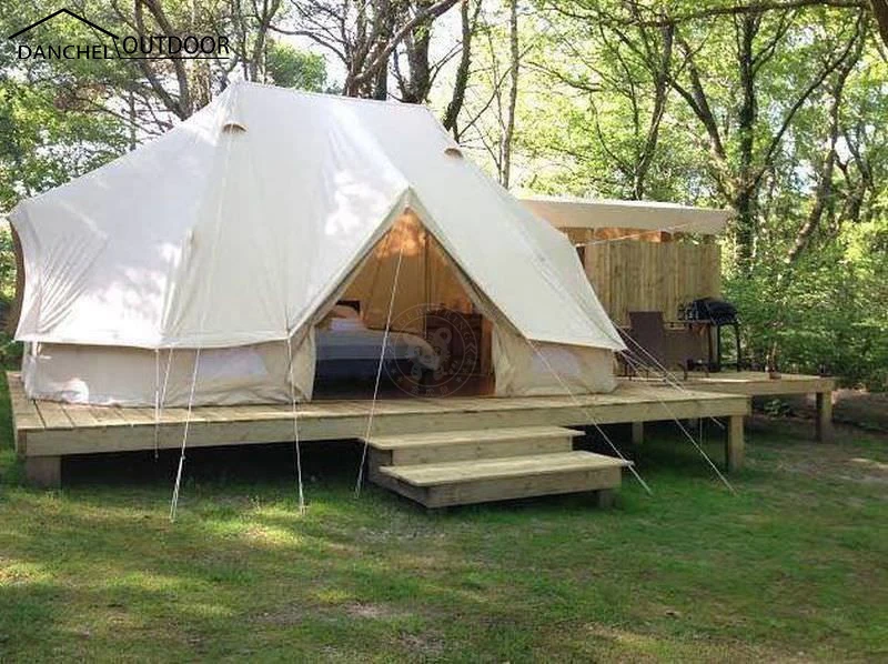 Danchel Canvas Bell Tent | Canvas Tents Glamping | Cotton Glamping Tent -  Large 6 4m - Aliexpress