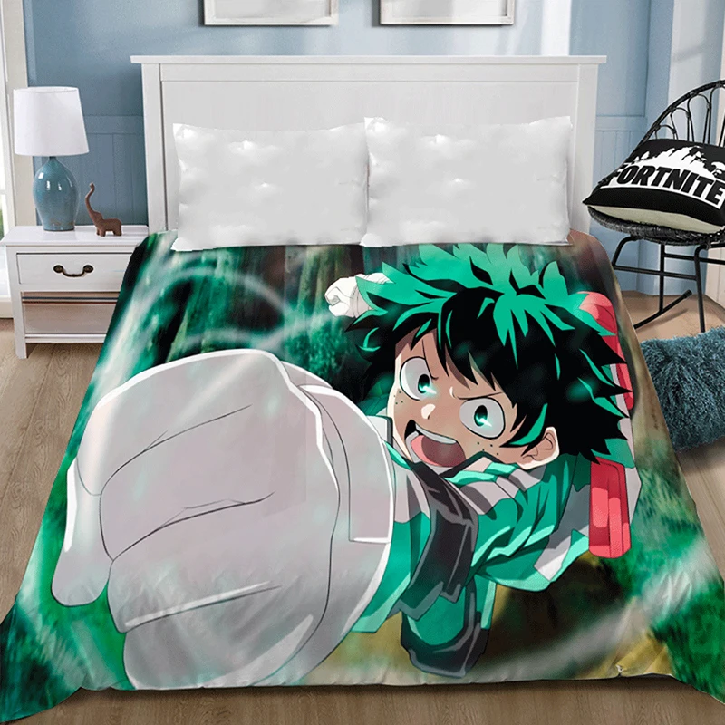 Постельное белье с принтом My Hero Academia покрывало аниме Вегета мультяшное для
