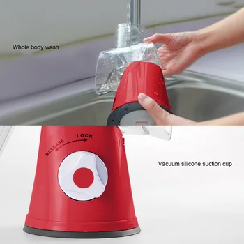 

Multi-function Chopper Manual Rotating Grater Vegetable Fruit Cutter Kitchen Tool SNO88