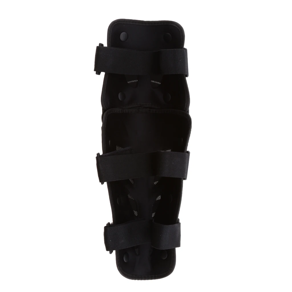 Adults Motorcycle ATV Motocross Crashproof Elbow Knee Shin Guard Pad Protector for Men & Women Adjustable Size (Black)