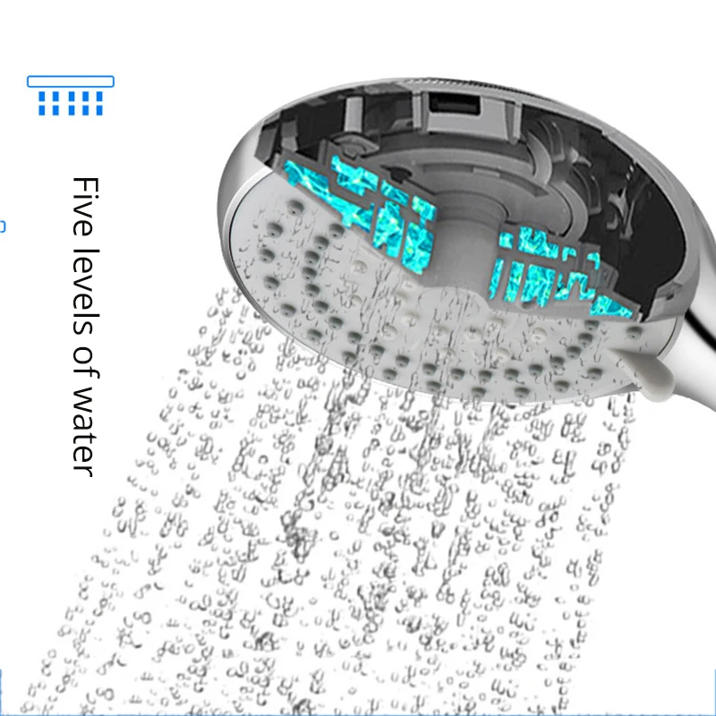 Pressurized Shower Shower Nozzle Hose Set For Raining Household Bathing Single-Head With Big Water,shower head,shower hose,shower nozzle