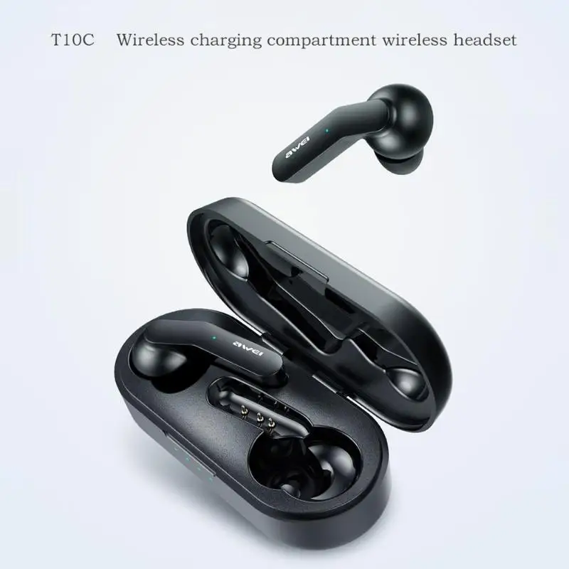 AWEI T10C TWS беспроводные наушники Bluetooth 5,0 с сенсорным управлением